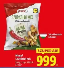 Lidl MOGYI Szurkolói mix ajánlat