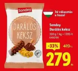 Lidl Sondey Darálós keksz ajánlat