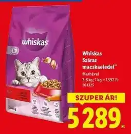 Lidl Whiskas száraz macskaeledel ajánlat