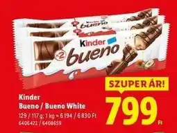Lidl KINDER Bueno / Bueno White ajánlat