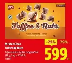 Lidl MISTER CHOC Toffee & Nuts ajánlat