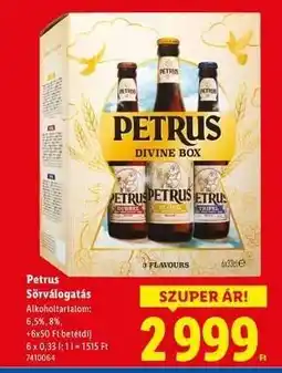 Lidl PETRUS Sörválogatás ajánlat