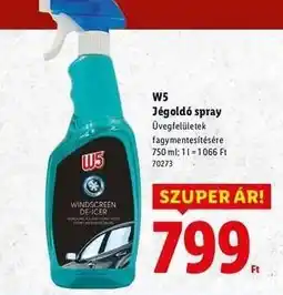 Lidl W5 Jégoldó spray ajánlat