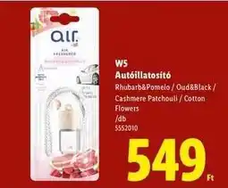 Lidl W5 Autóillatosító ajánlat
