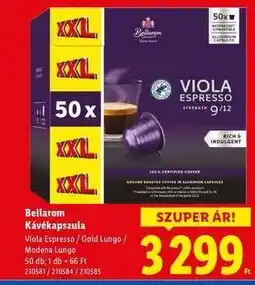 Lidl BELLAROM Kávékapszula ajánlat