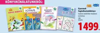 Lidl Gyermek foglalkoztatókönyv ajánlat