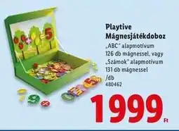 Lidl PLAYTIVE Mágnesjátékdoboz ajánlat