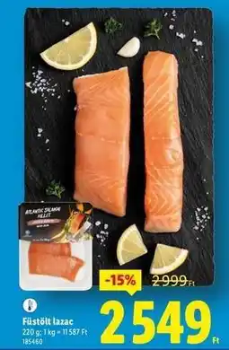 Lidl Füstölt lazac ajánlat