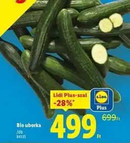 Lidl Bio uborka ajánlat