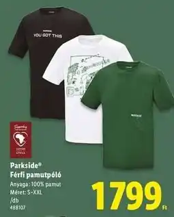 Lidl Parkside Férfi pamutpóló ajánlat