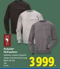 Lidl PARKSIDE Férfi pulóver ajánlat