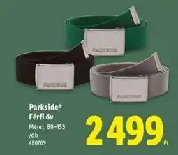 Lidl Parkside Férfi öv ajánlat