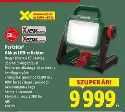 Lidl PARKSIDE Akkus LED-reflektor ajánlat