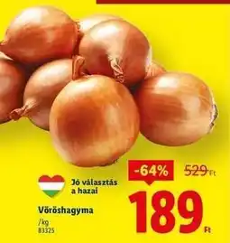 Lidl Vöröshagyma ajánlat