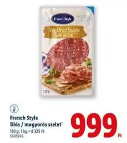 Lidl FRENCH STYLE Diós / mogyorós szelet ajánlat