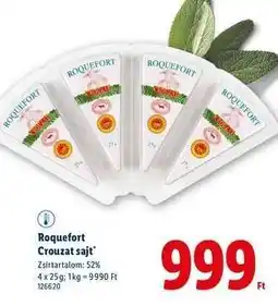 Lidl Roquefort Crouzat sajt ajánlat