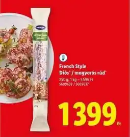 Lidl French Style Diós / mogyorós rúd ajánlat