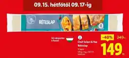 Lidl CHEF SELECT & YOU Réteslap ajánlat