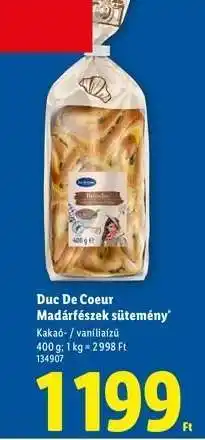 Lidl DUC DE COEUR Madárfészek sütemény ajánlat