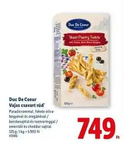 Lidl Duc De Coeur Vajas csavart rúd ajánlat