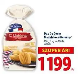 Lidl Duc De Coeur Madeleine sütemény ajánlat