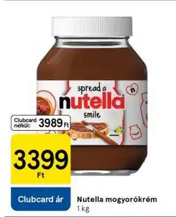 Tesco Nutella mogyorókrém ajánlat