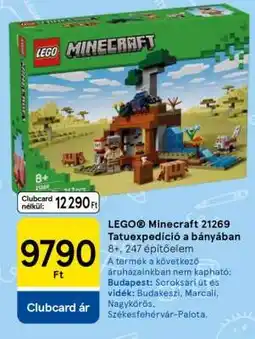 Tesco LEGO Minecraft 21269 Tatuexpedíció a bányában ajánlat