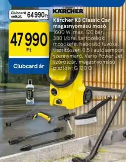 Tesco Kärcher K3 Classic Car magasnyomású mosó ajánlat