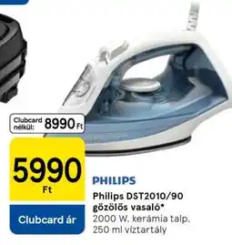 Tesco Philips DST2010/90 gőzölős vasaló ajánlat