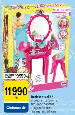 Tesco Barbie-stúdió ajánlat