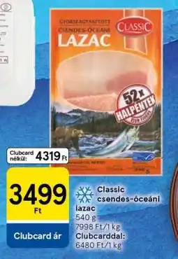 Tesco Classic csendes-óceáni lazac ajánlat