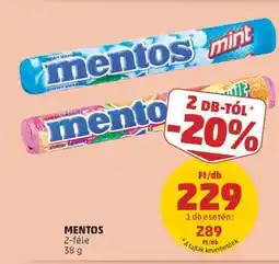 PENNY MENTOS ajánlat