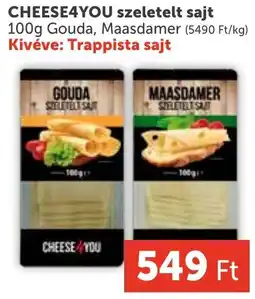 PRIVÁT CHEESE4YOU szeletelt sajt ajánlat