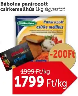 PRIVÁT Bábolna panírozott csirkemellhús ajánlat