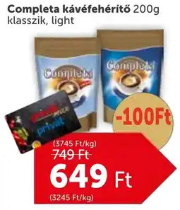 PRIVÁT Completa kávéfehérítő ajánlat