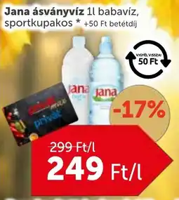 PRIVÁT Jana ásványvíz ajánlat
