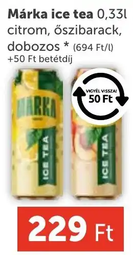 PRIVÁT Márka ice tea ajánlat