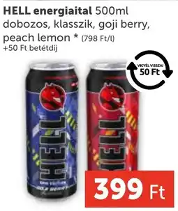 PRIVÁT HELL energiaital ajánlat