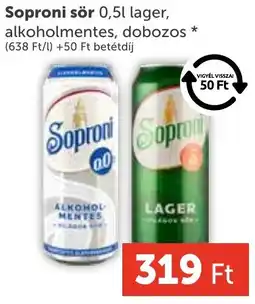 PRIVÁT Soproni sör ajánlat