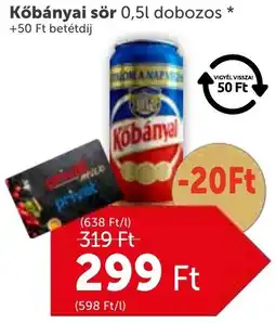 PRIVÁT Kőbányai sör ajánlat