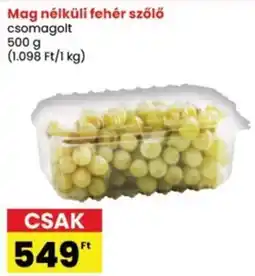 Interspar Mag nélküli fehér szőlő ajánlat