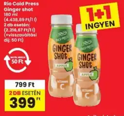 Interspar Rio Cold Press Ginger shot ajánlat