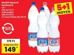 Interspar Nestlé Aquarel ásványvíz ajánlat