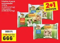 Interspar Friskies 4 pack kutyaeledel ajánlat