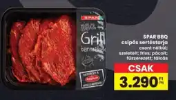 Interspar SPAR BBQ csípős sertéstarja ajánlat