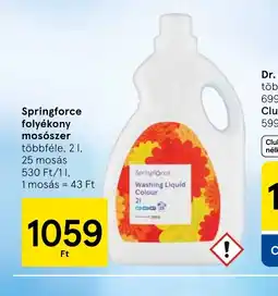 Tesco Springforce folyékony mosszer ajánlat