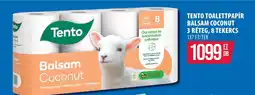 Coop Tento toalettpapír balsam coconut ajánlat