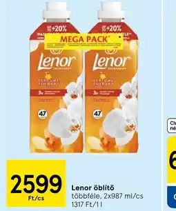 Tesco Lenor öblítő ajánlat