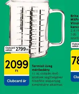 Tesco Termisil Üveg mérőedény ajánlat