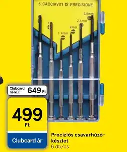 Tesco Precízis csavarhúz-készlet ajánlat